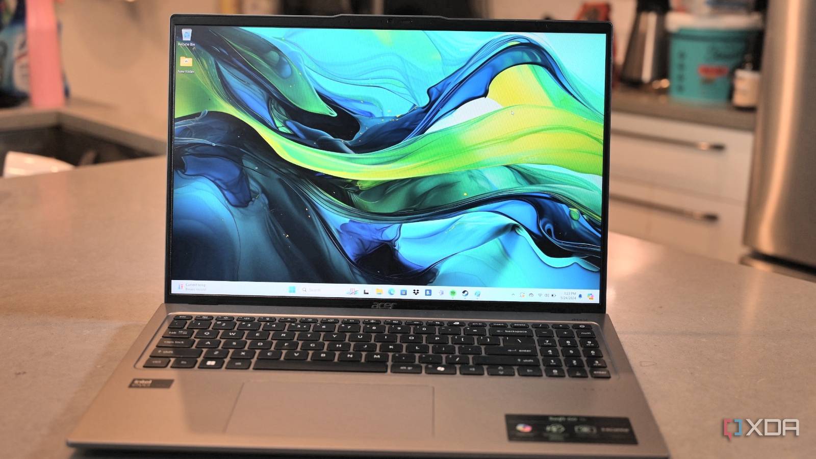 Front shot of Acer Swift Go 16 (2024)