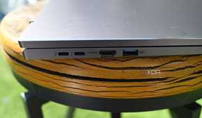 Close up shot of Acer Swift Go 16 (2024) left-side ports