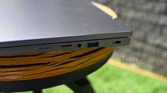 Close up of Acer Swift Go 16 (2024) right-side ports