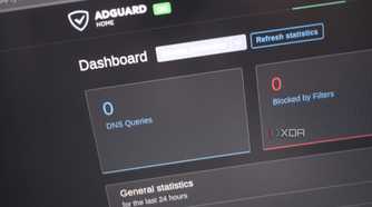 AdGuard web admin dashboard