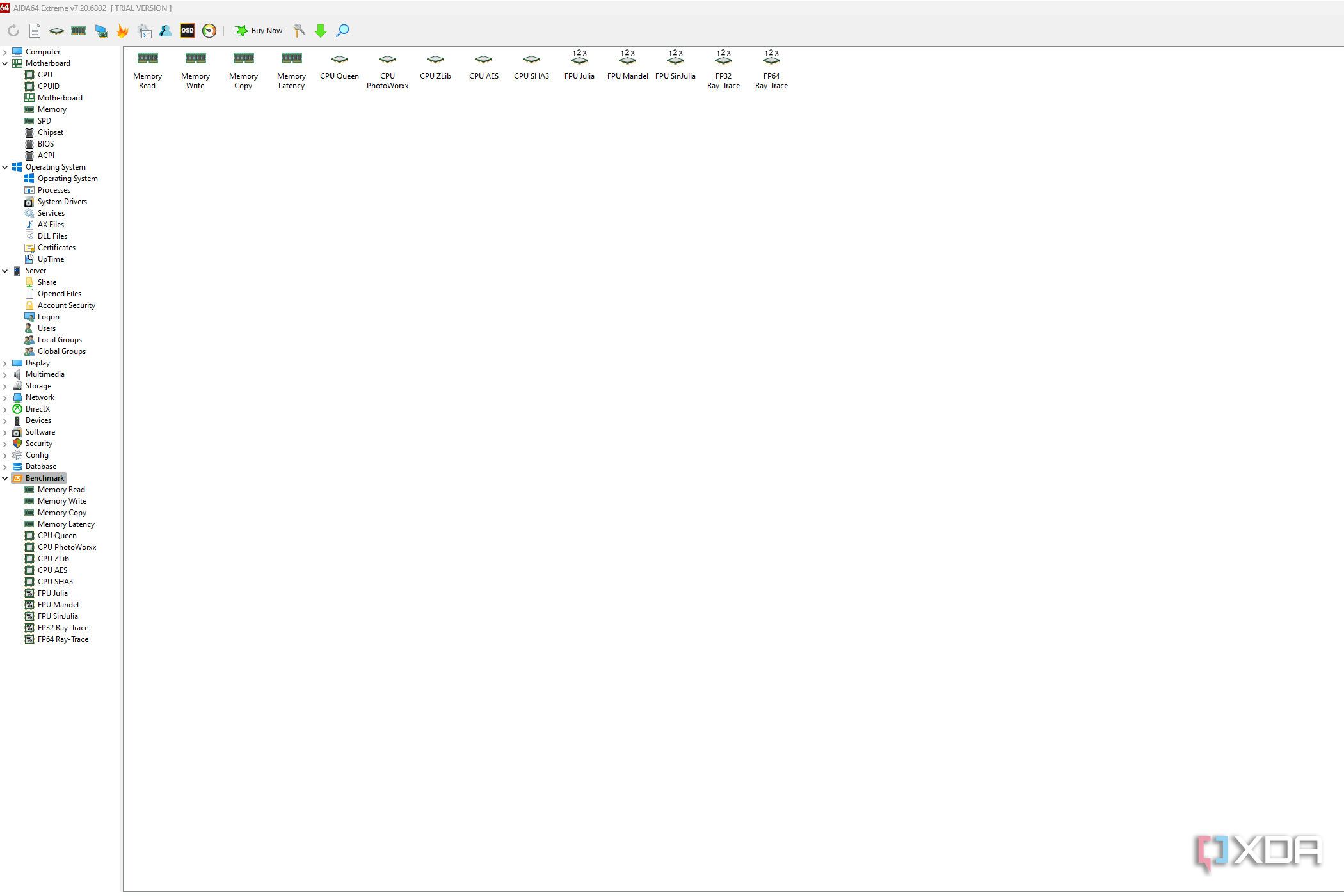 Image showing AIDA64 software