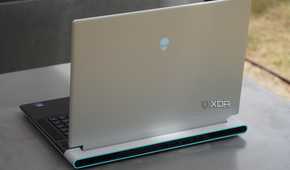 An angled view of the Alienware x16 R2.
