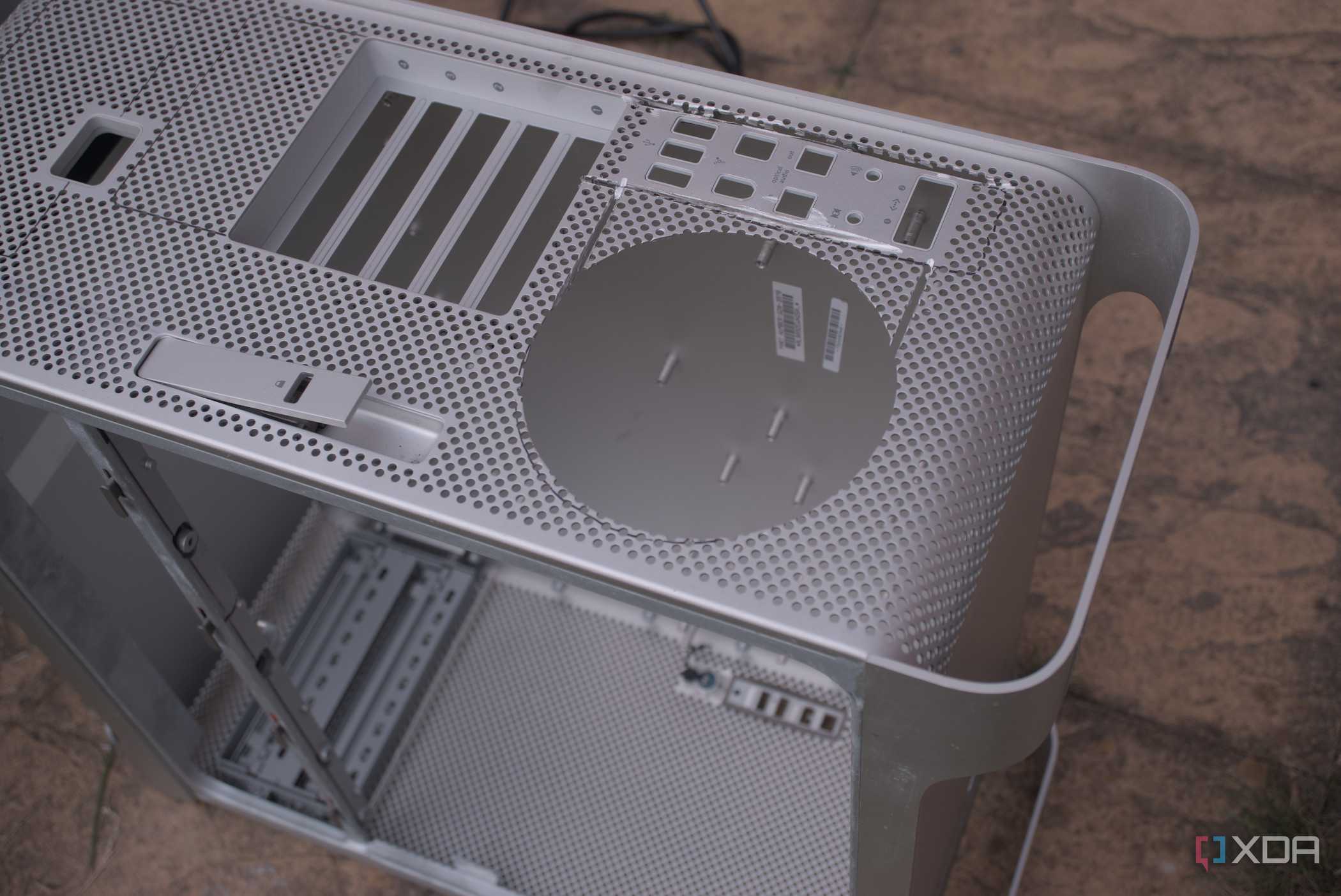 Making initial cuts to the Power Mac G5