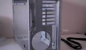 Complete Power Mac G5 PC rear panel installed