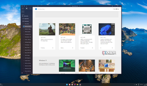 Screenshot of of the Windows blog in Arc showing the tab bar on the side