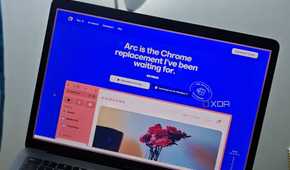An image showing Arc browser running on a MacBook Air.