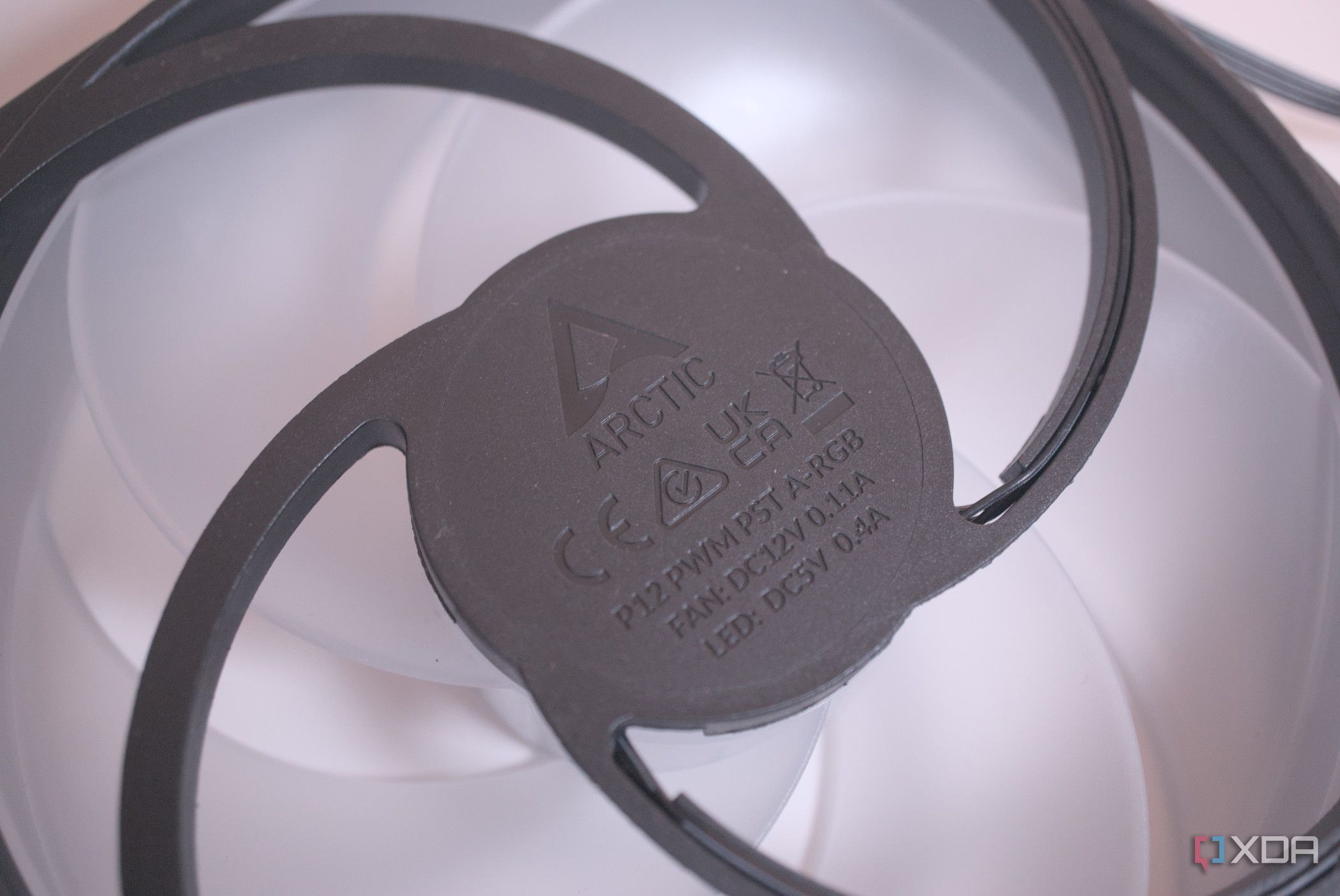 Close-up of the Arctic Freezer 36 A-RGB fan
