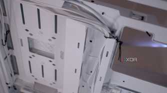 Cable management inside the be quiet! Dark Base 701