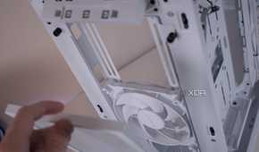 Removing the be quiet! Dark Base 701 front panel dust filter