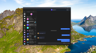 Screenshot of Beeper desktop displaying a chat in a Discord server