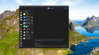 Screenshot of the low priority folder in Beeper desktop