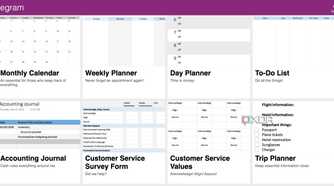 Notegram templates
