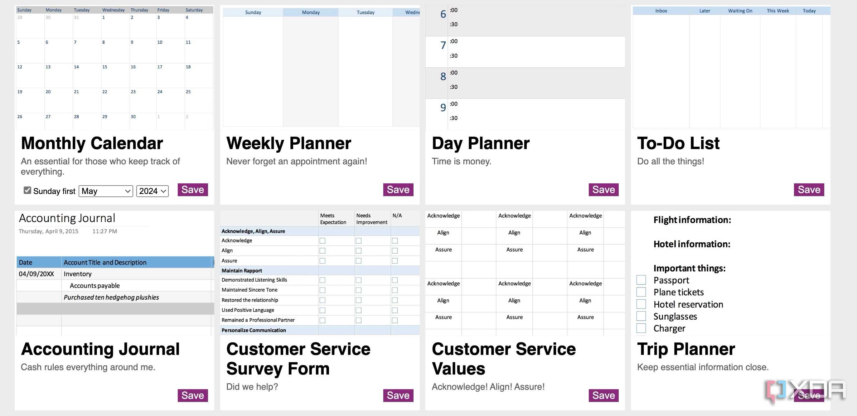 save templates from Notegram