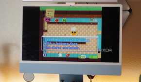 Supercooked playing on an iMac with Delta Emulator.