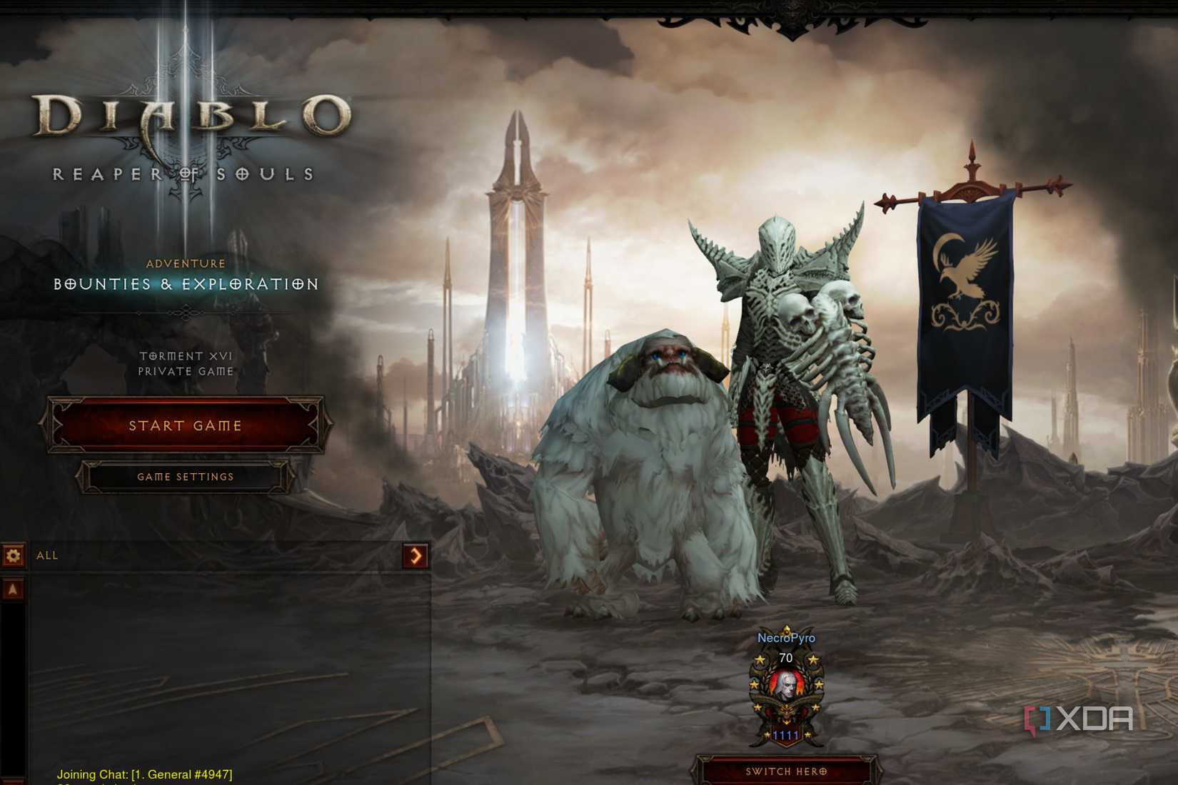 Image of Diablo III loading screen 
