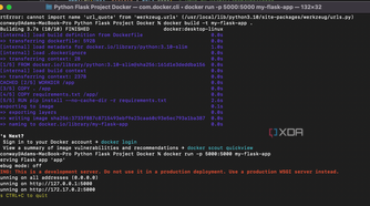 Running Docker build