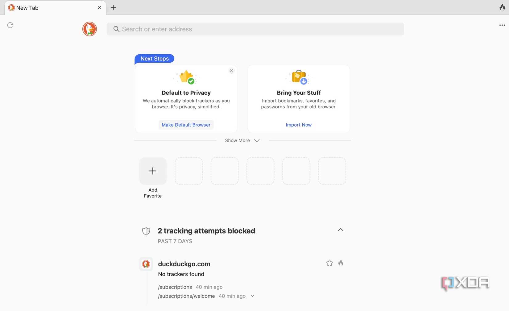 DuckDuckGo web browser