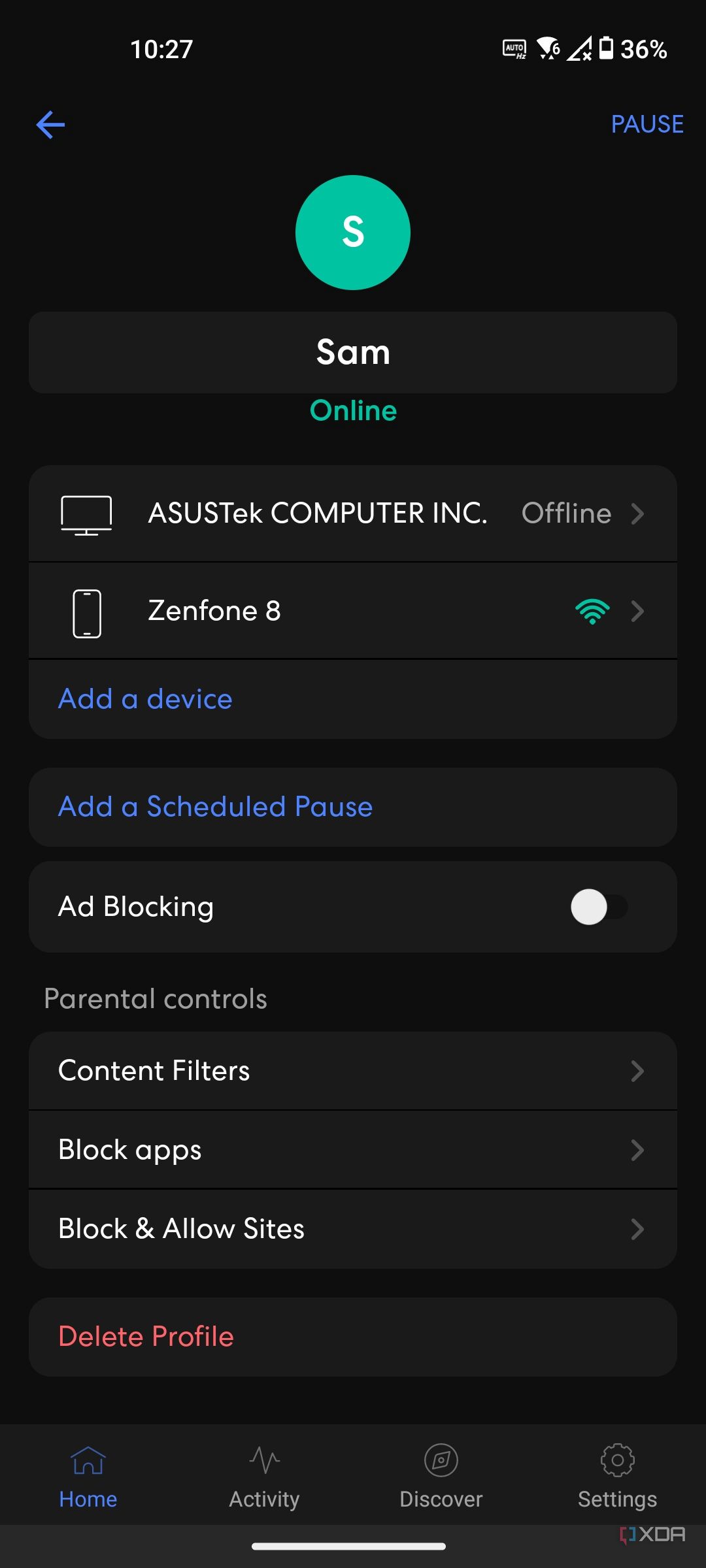 eero Max 7 parental control options