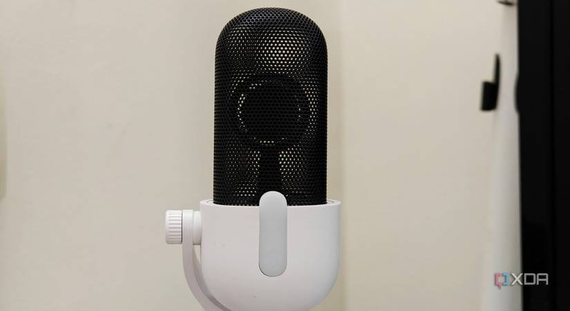 An image showing the Wave Neo microphone with the foam pop filter attachment.