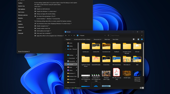 Screenshot of File Explorer in Windows 11 using a Windows 7 Command Bar