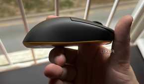 A right side profile of the Fantech Helios II Pro wireless gaming mouse