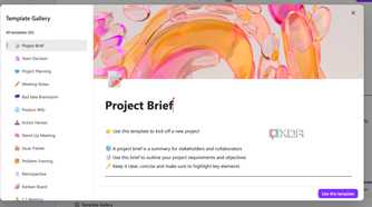 Microsoft Loop templates