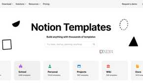 Notion third-party templates