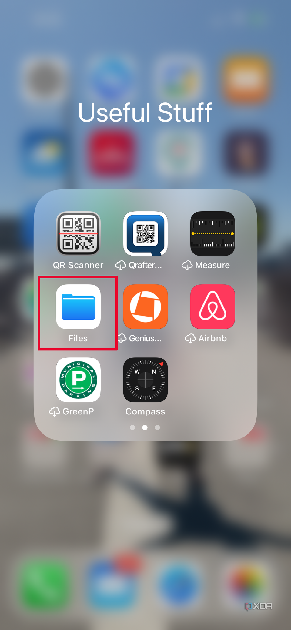 How to find downloads on an iPhone