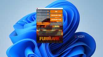 Image of furmark main screen