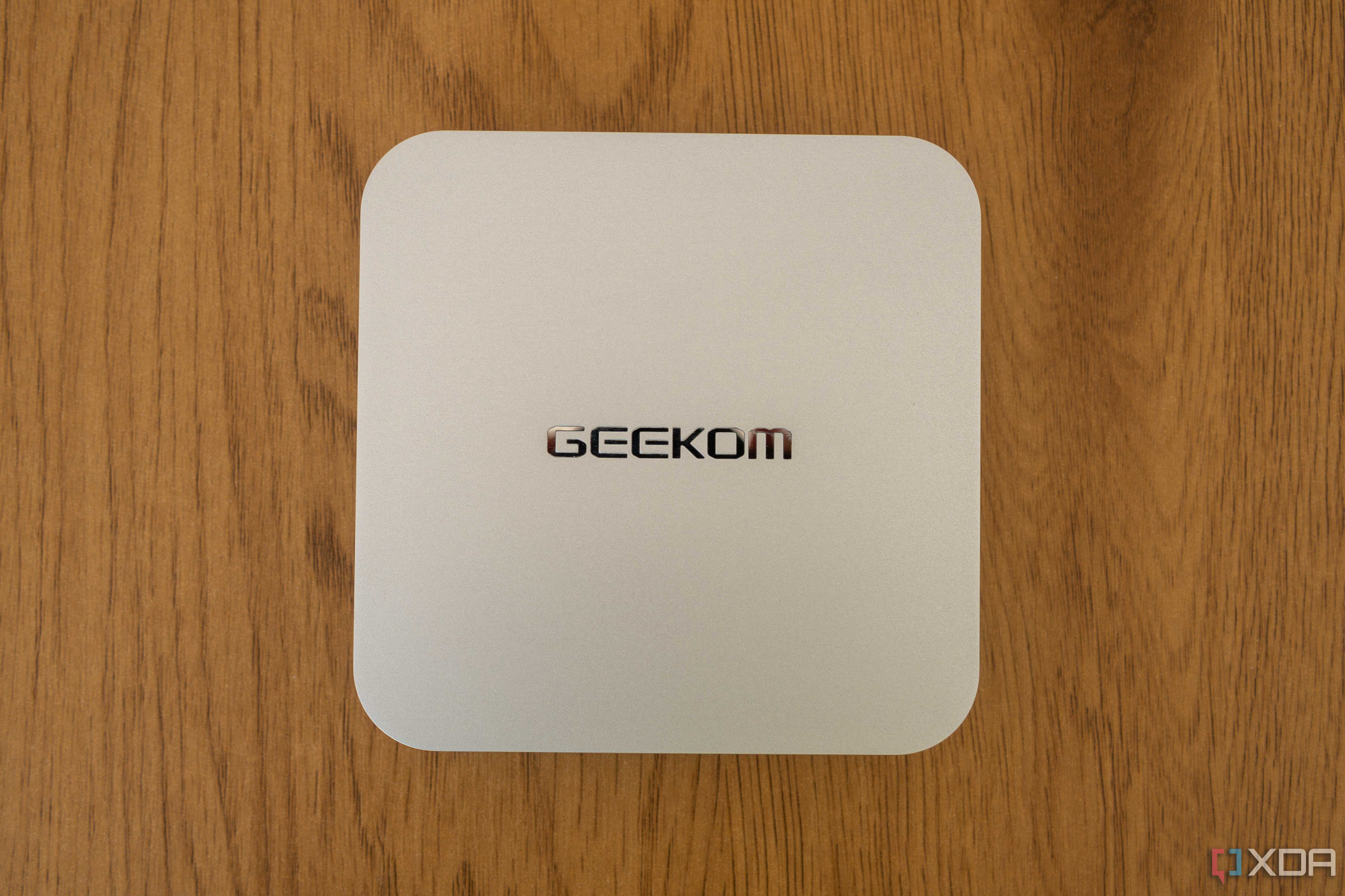 Top-down view of the Geekom A8 mini PC