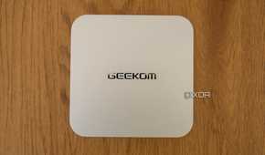 Top-down view of the Geekom A8 mini PC