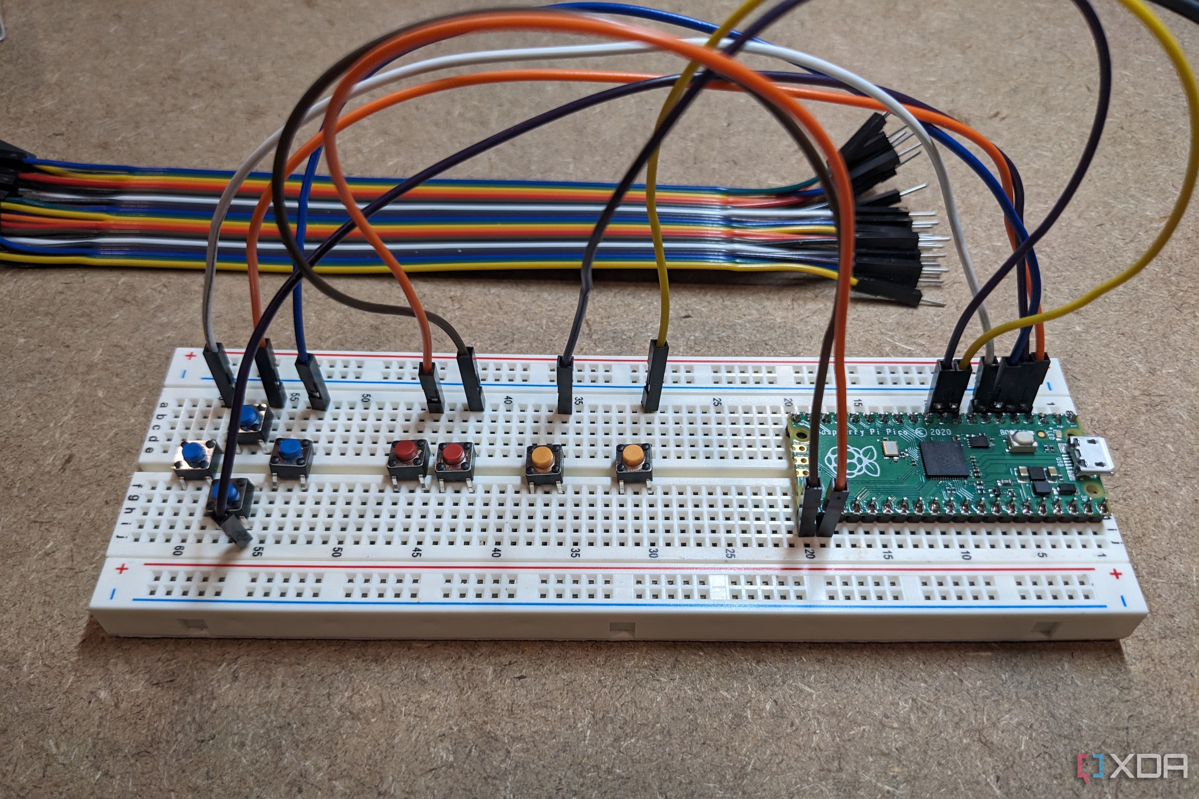 GP2040-CE with half the wiring