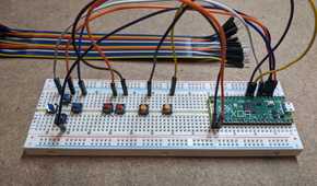 GP2040-CE with half the wiring