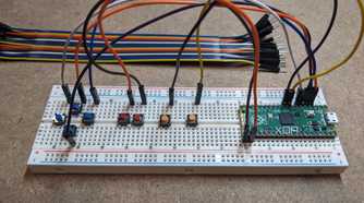 GP2040-CE with half the wiring