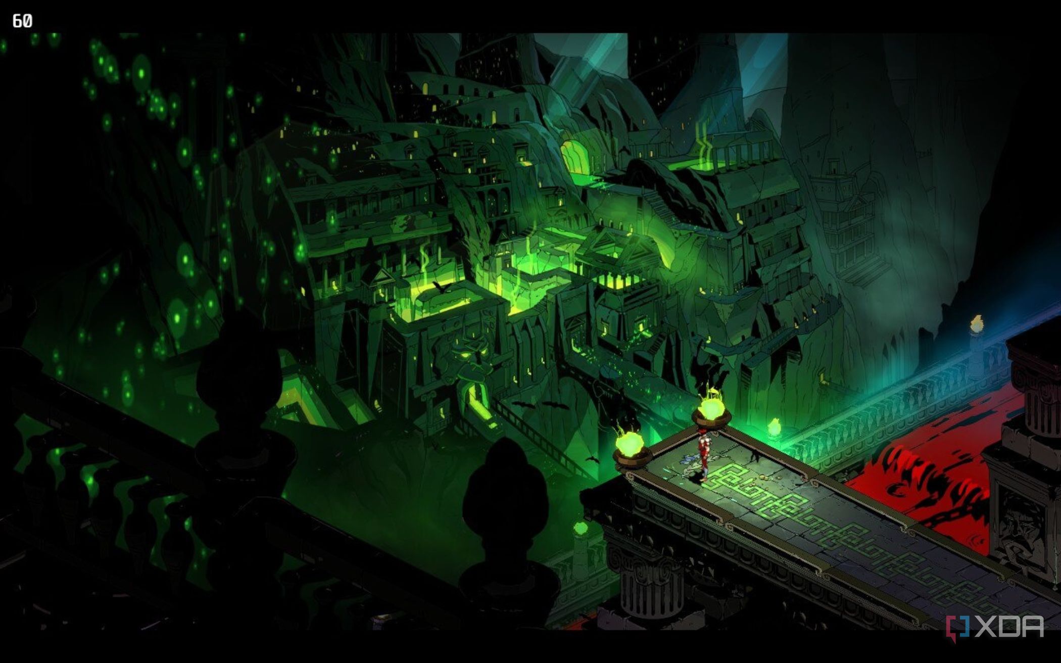 screenshot of hades showing the first area