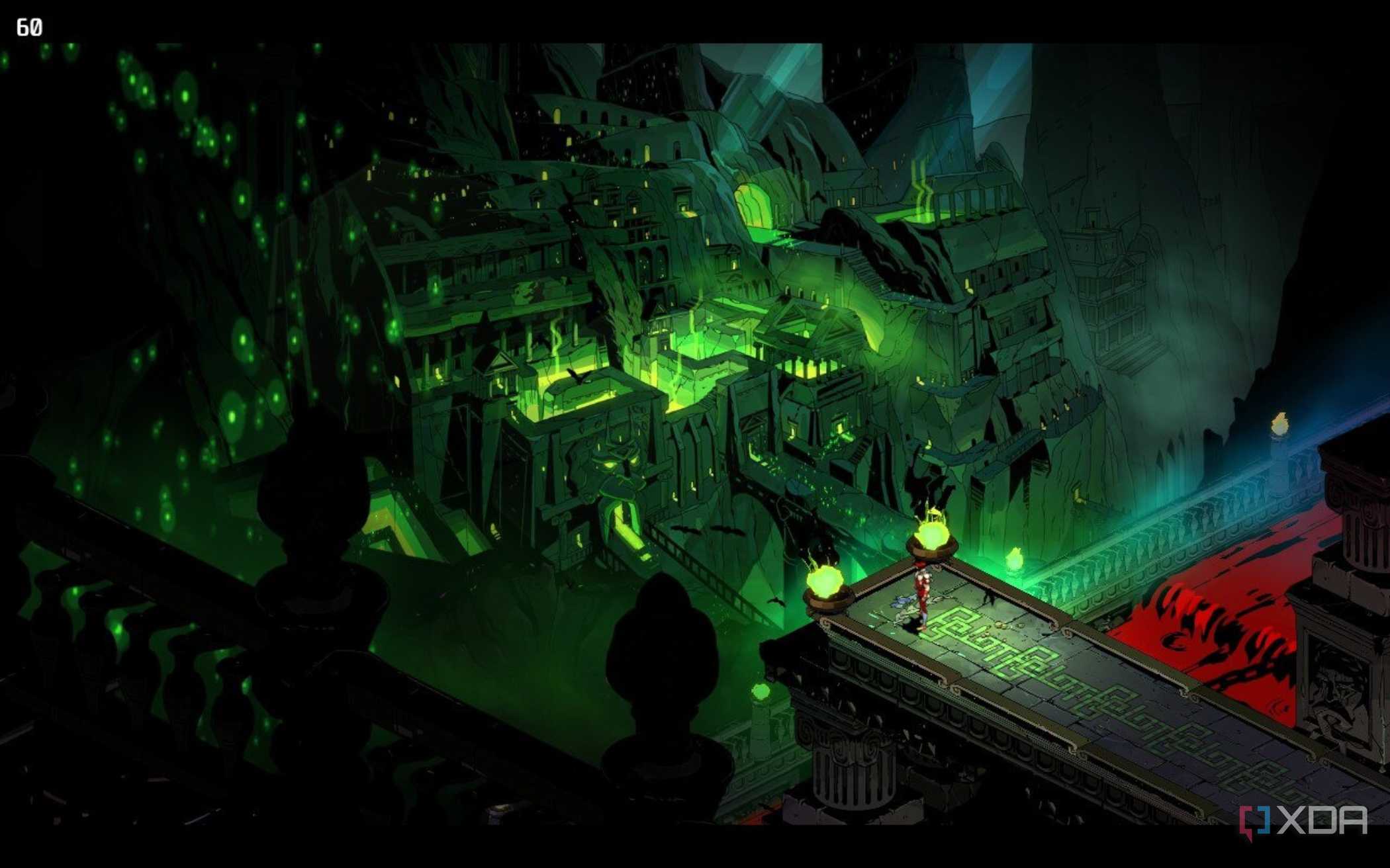 screenshot of hades showing the first area