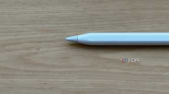 Close-up of the tip of the Apple Pencil Pro