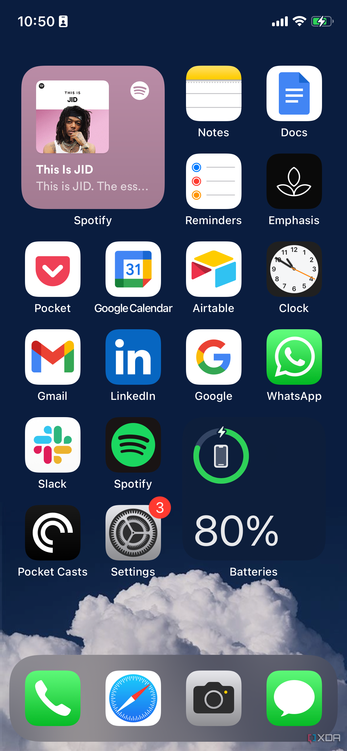 An iPhone homescreen screenshot