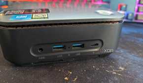 intel mini pc front input ports