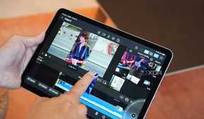 M2 iPad Air running Final Cut Pro