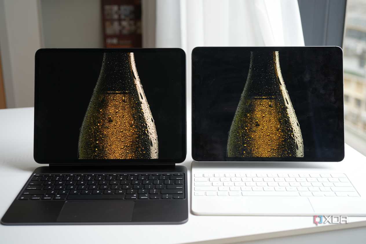The old iPad Pro beside a new one.