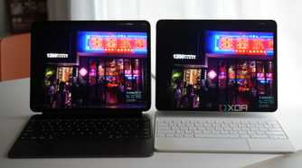 M4 iPad Pro (left) and M2 iPad Pro (right)
