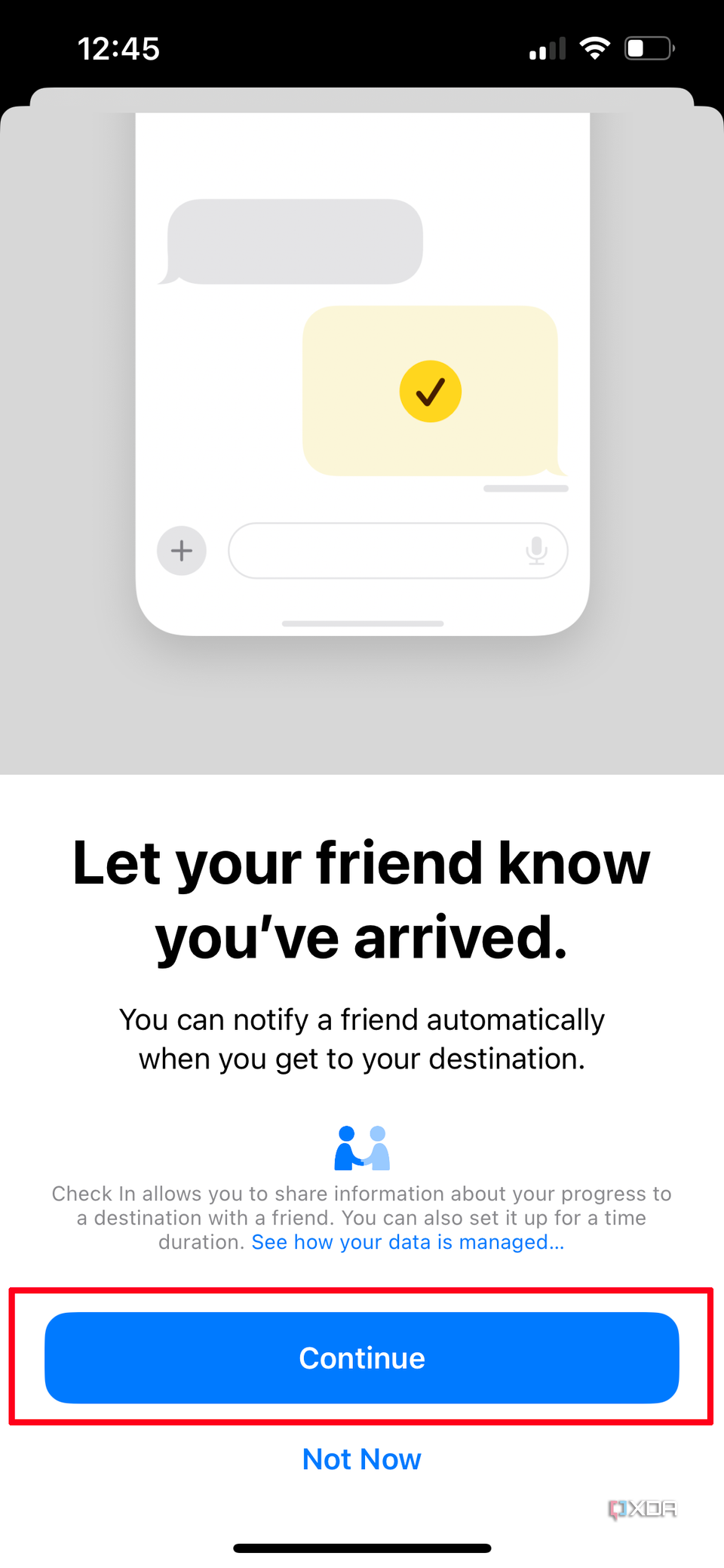 Iphone Check In How to send your location to someone via iPhone
