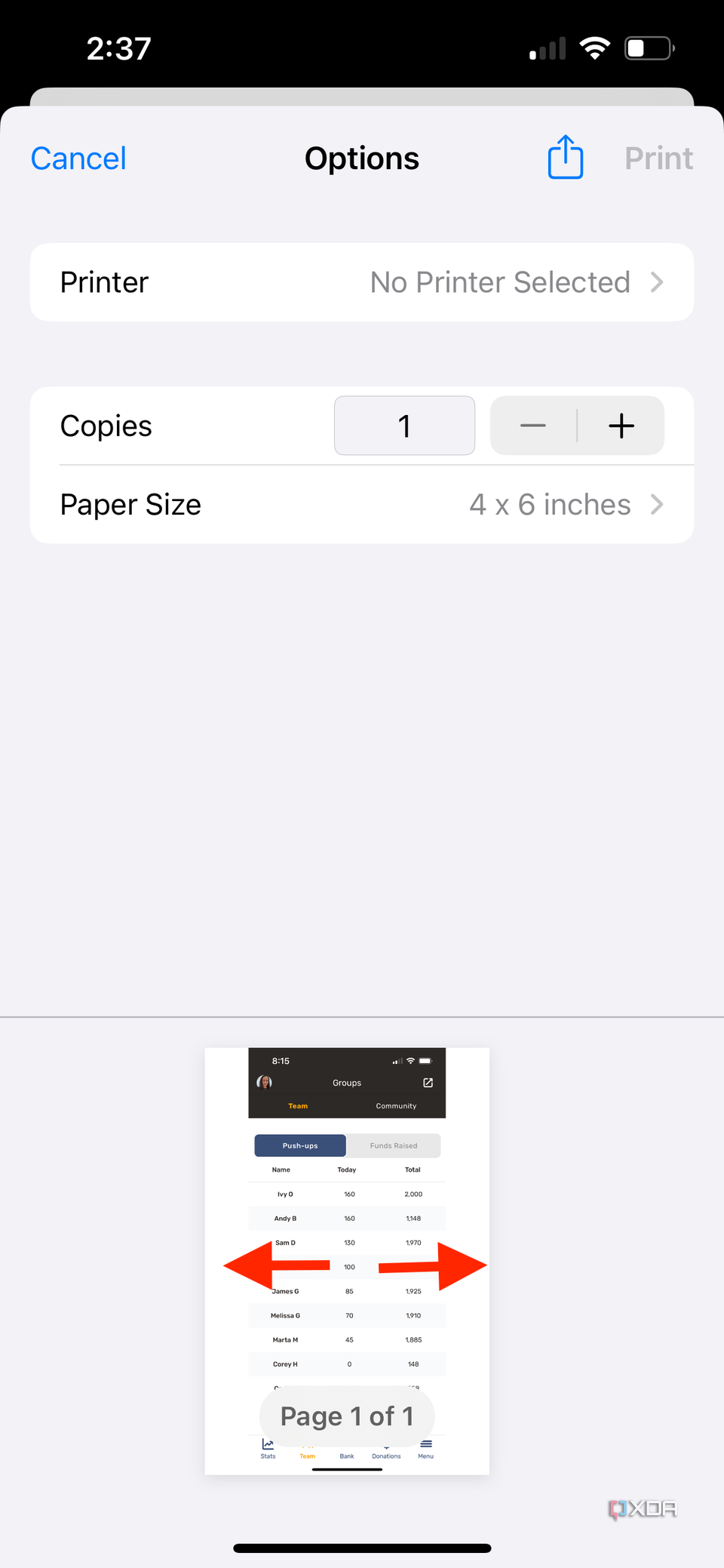 How to convert a picture to a PDF on iPhone