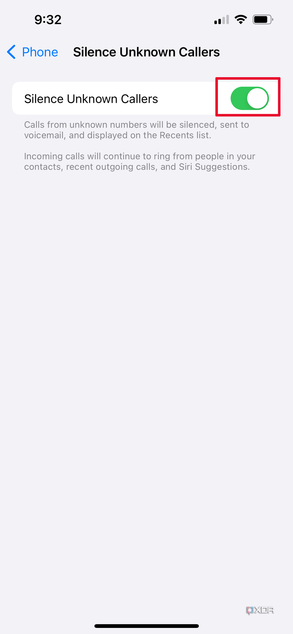How to block No Caller ID on iPhone