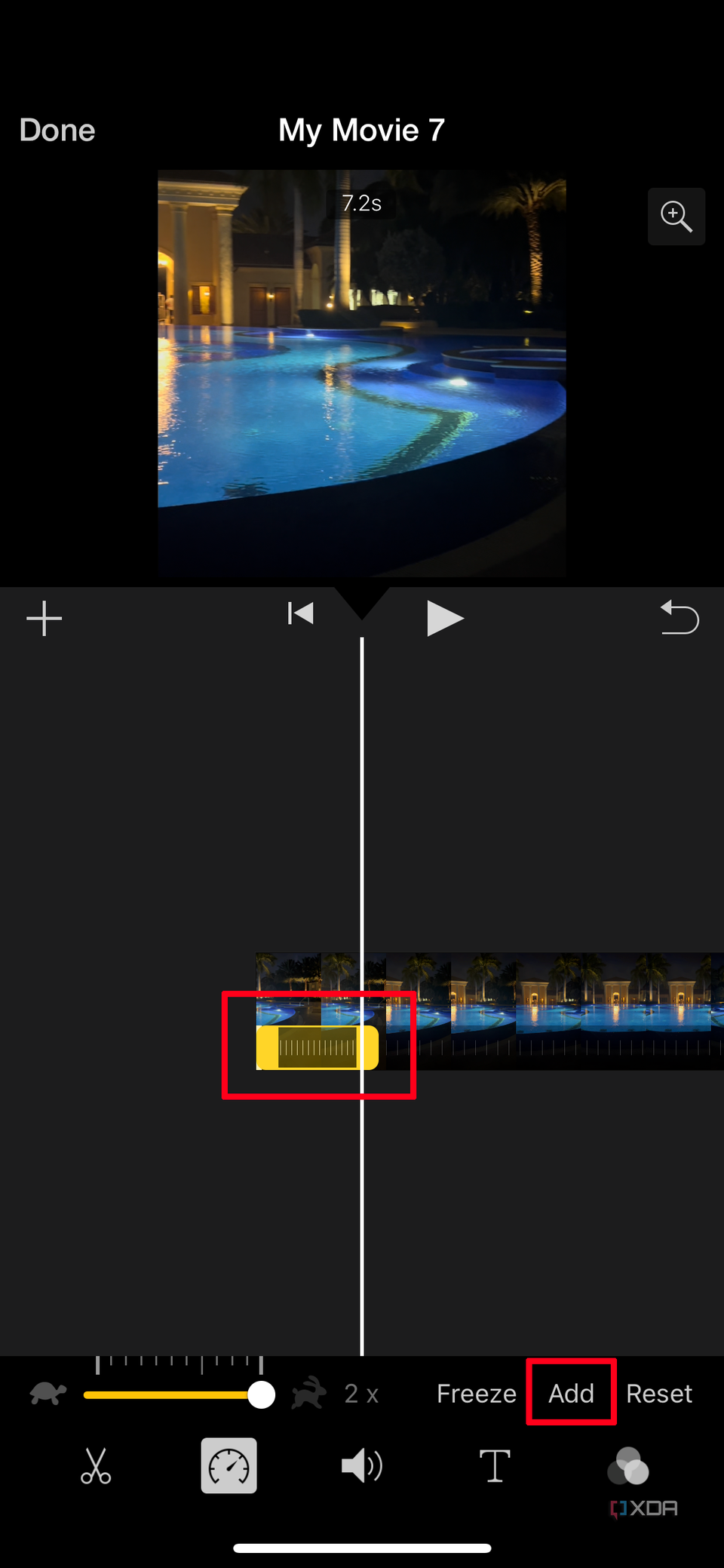 How to speed up a video on iPhone