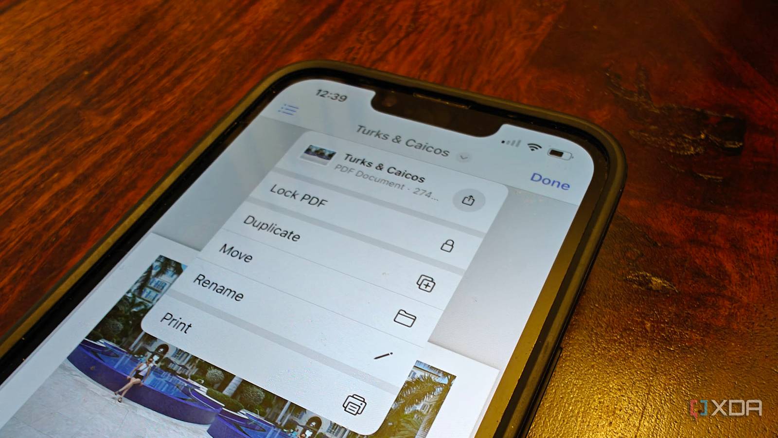 How to convert a picture to a PDF on iPhone
