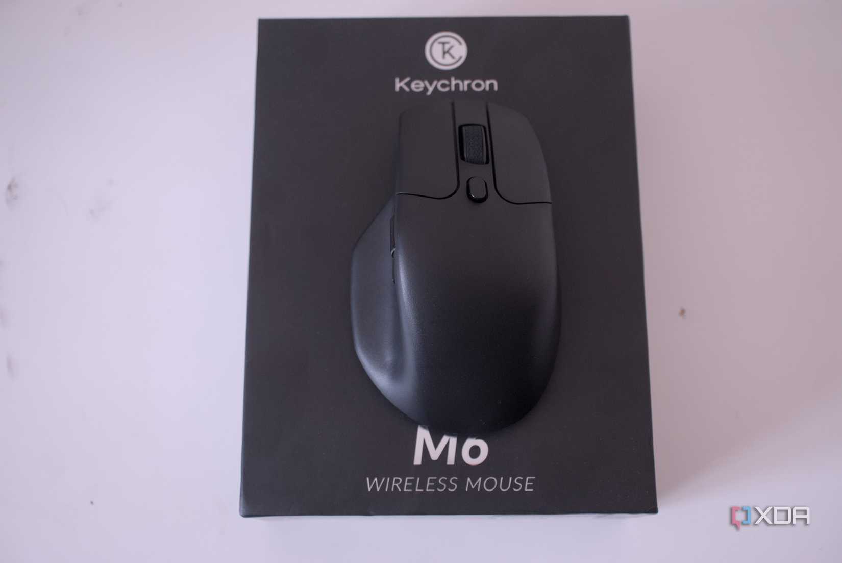 Keychron M6 atop its box