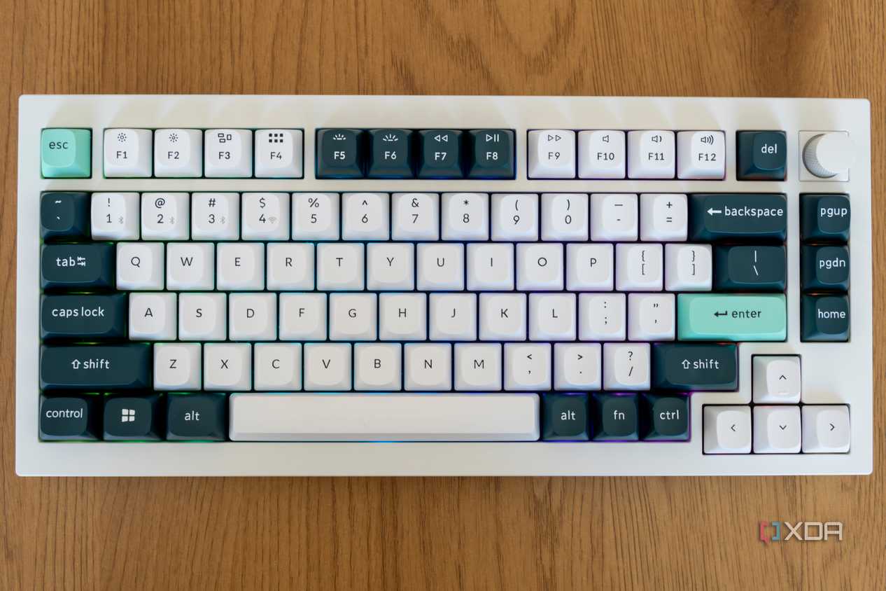 Overhead view of the Keychron Q1 HE