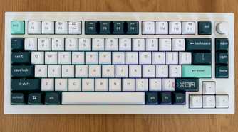 Overhead view of the Keychron Q1 HE